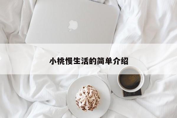 小桃慢生活的简单介绍